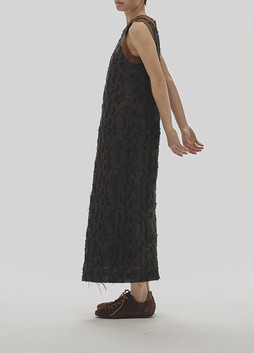 提花鉛筆裙連身裙